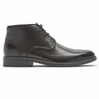 Botas Chukka Rockport Colden Homem Pretas PT-30794